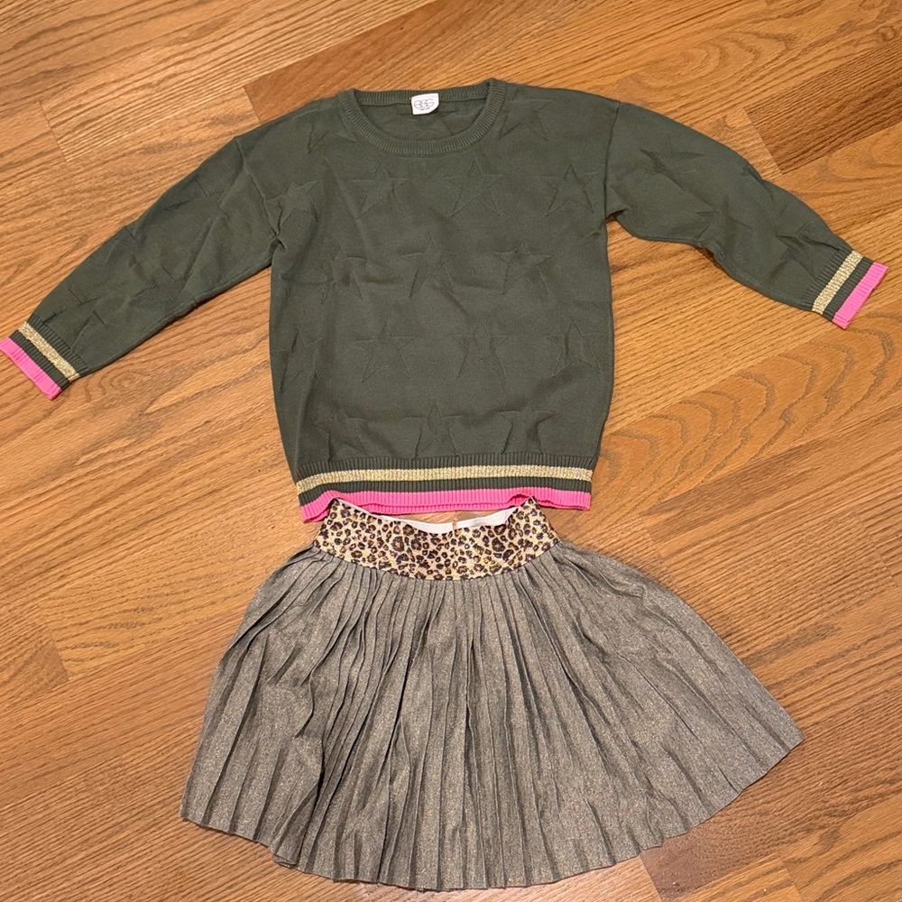 EGG New York Girl Sweater and Skirt Set